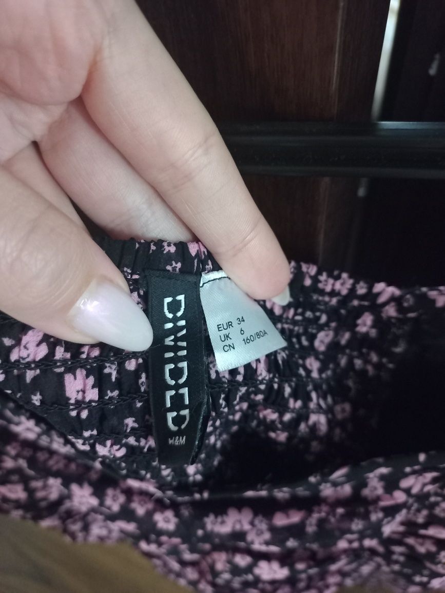 Топ блуза з драпіровкою h&m.