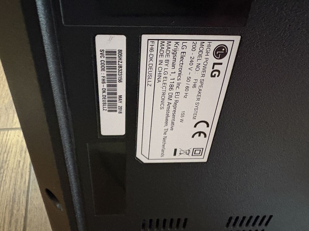 Power audio LG 600W