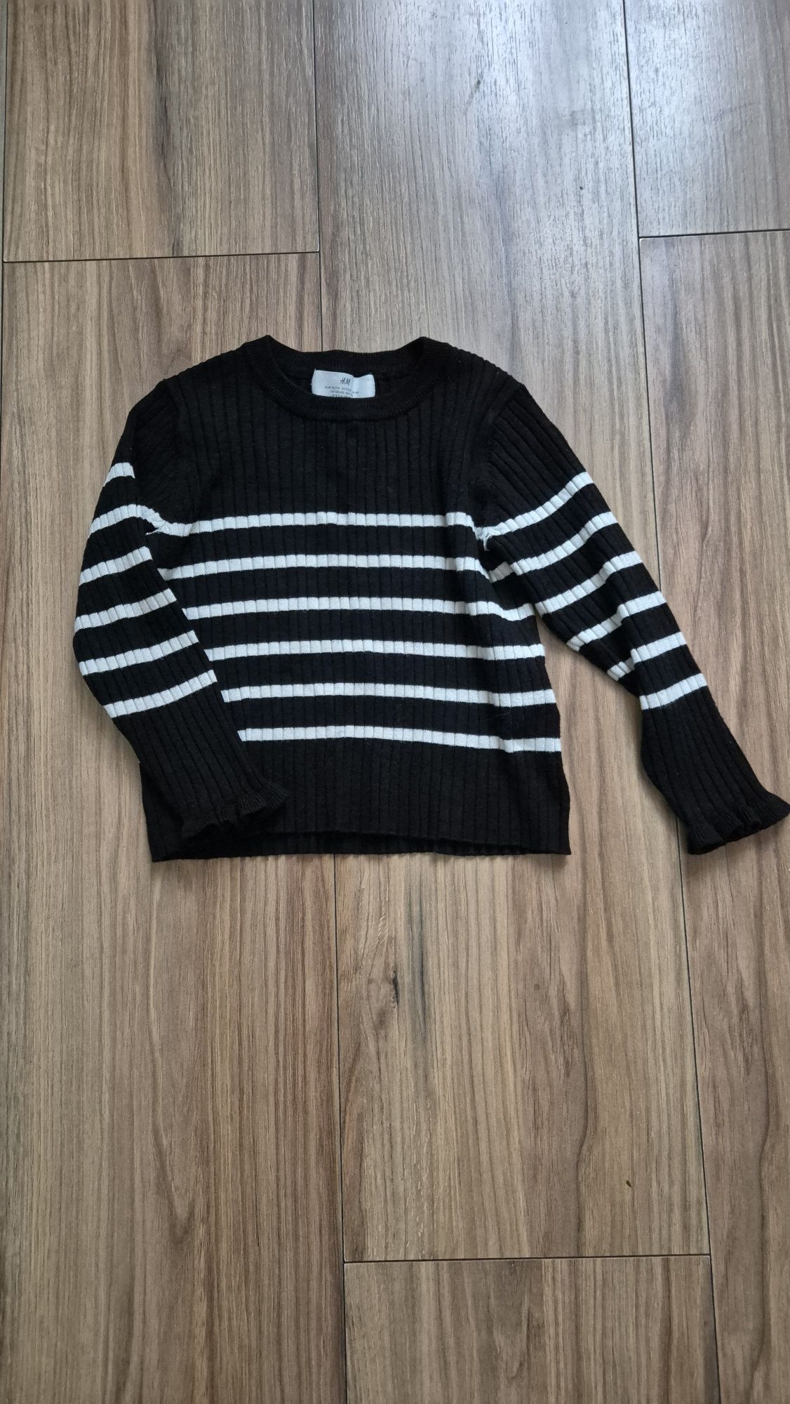 Sweterk czarny h&m r 110
