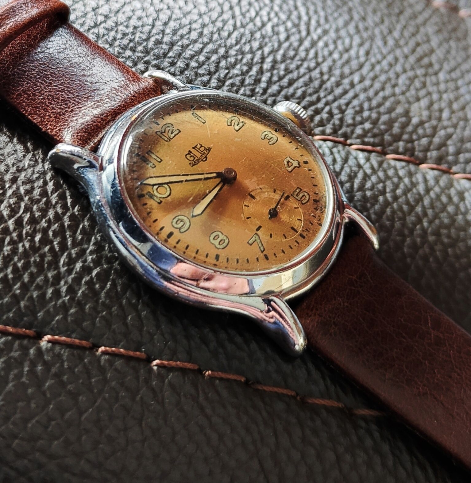 Zegarek męski Glashutte GUB unikatowy vintage lata 50