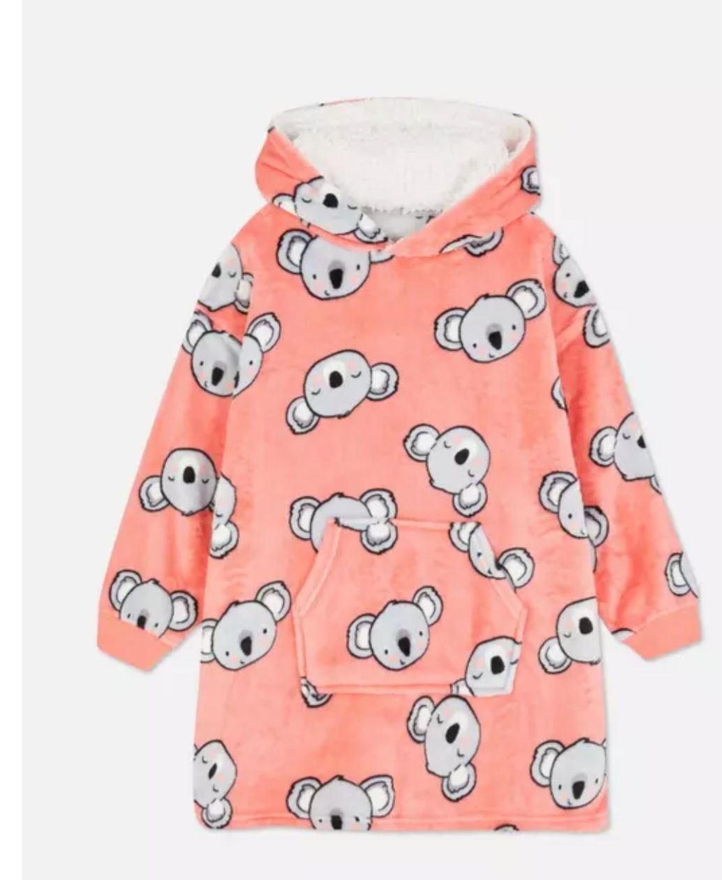 Pluszowa bluza snuddie koala kocobluza koc szlafrok ciepła piżama