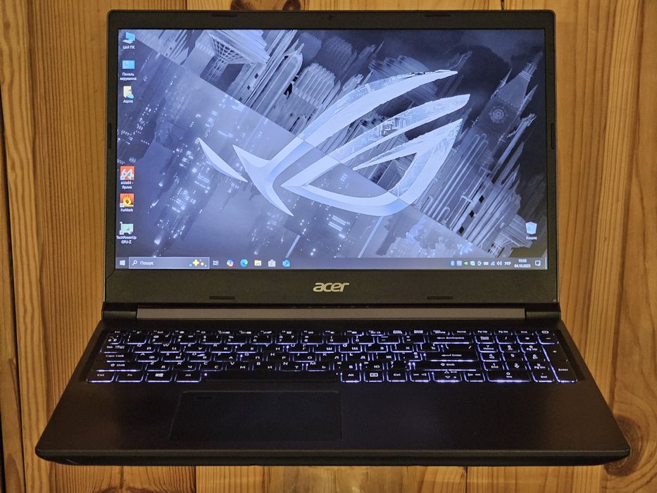 Acer Gaming 15.6"/i5 9300H 4.5GHz/GTX 1650/RAM 16GB/SSD 512GB