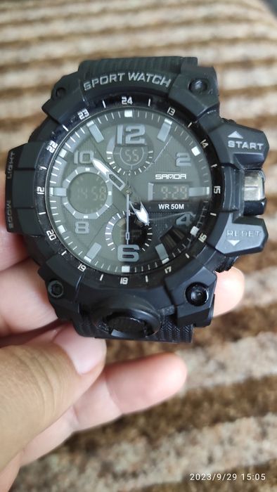 Мужские часы Sanda 6021 All Black