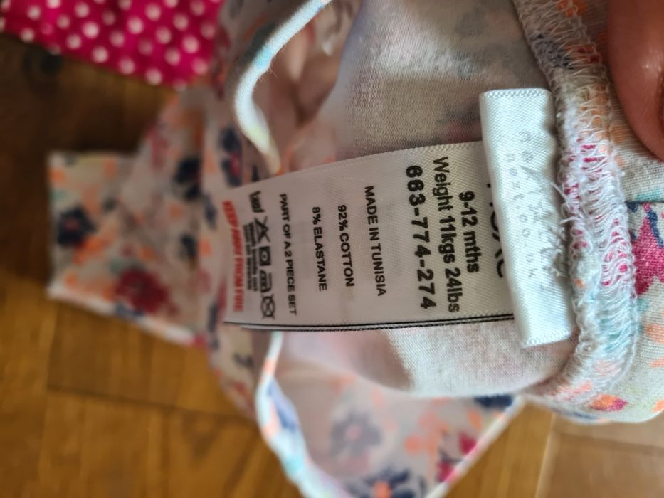 Zestaw 2 pary spodni leginsy rozmiar 74 Next