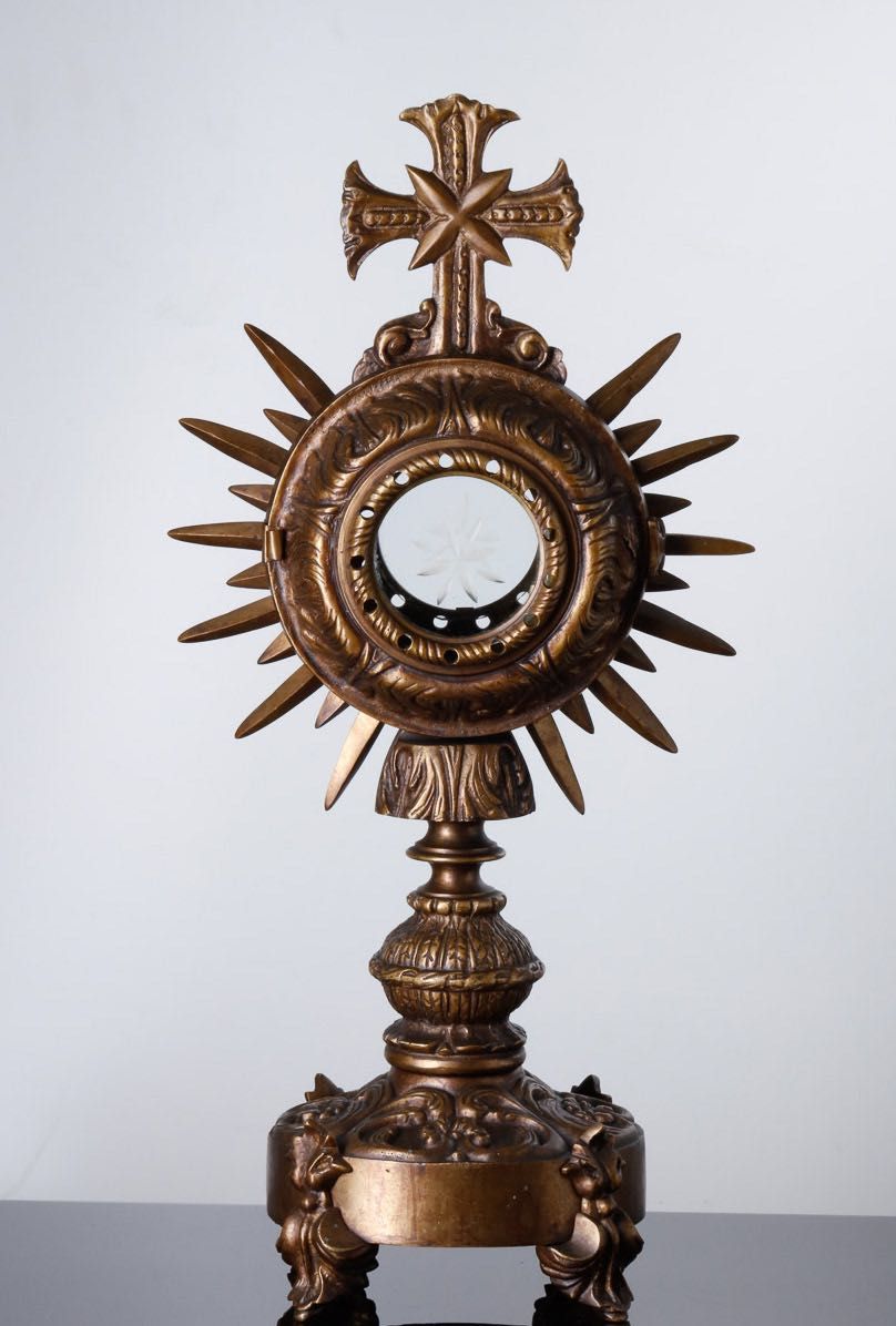 Par de Relicários antigos em madeira