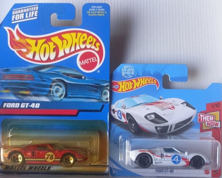 Conjunto 2 - ford Gt-40 hot wheels