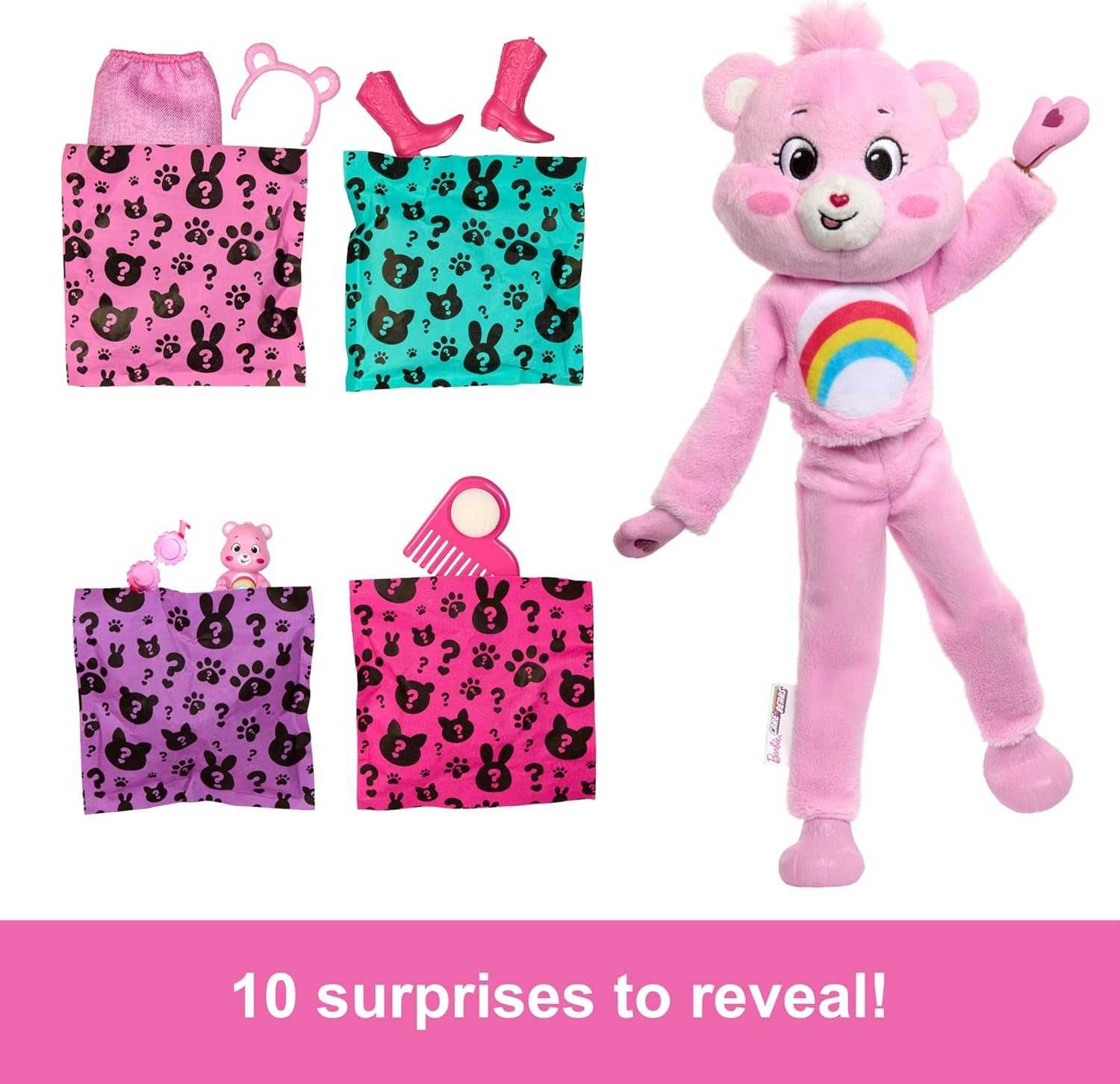Barbie Cutie Reveal Doll Care Bears Барбі ревіал турботливий мішка