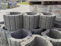 Donice Betonowe Okrągłe Patiflor murek oporowy donica beton gazon grys