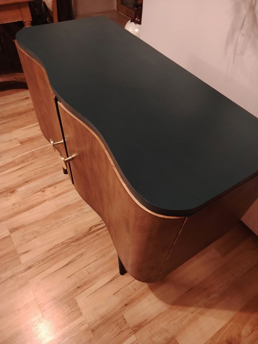 Komoda drewniana z okresu prl