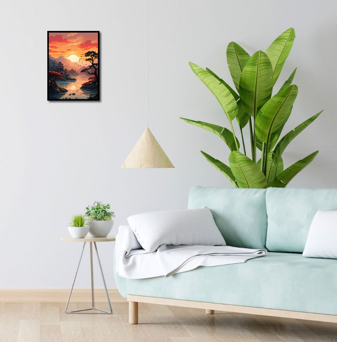 Plakat 30x40cm Złoty Zachód