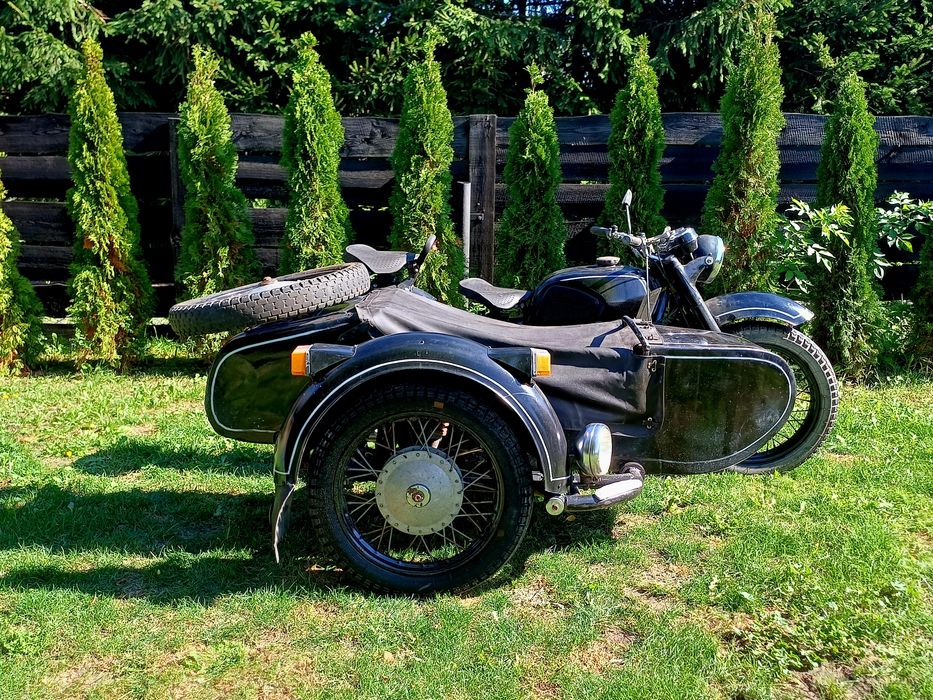 Dniepr zkoszem bocznym zarejestrowany k750 m72 emka Ural iż