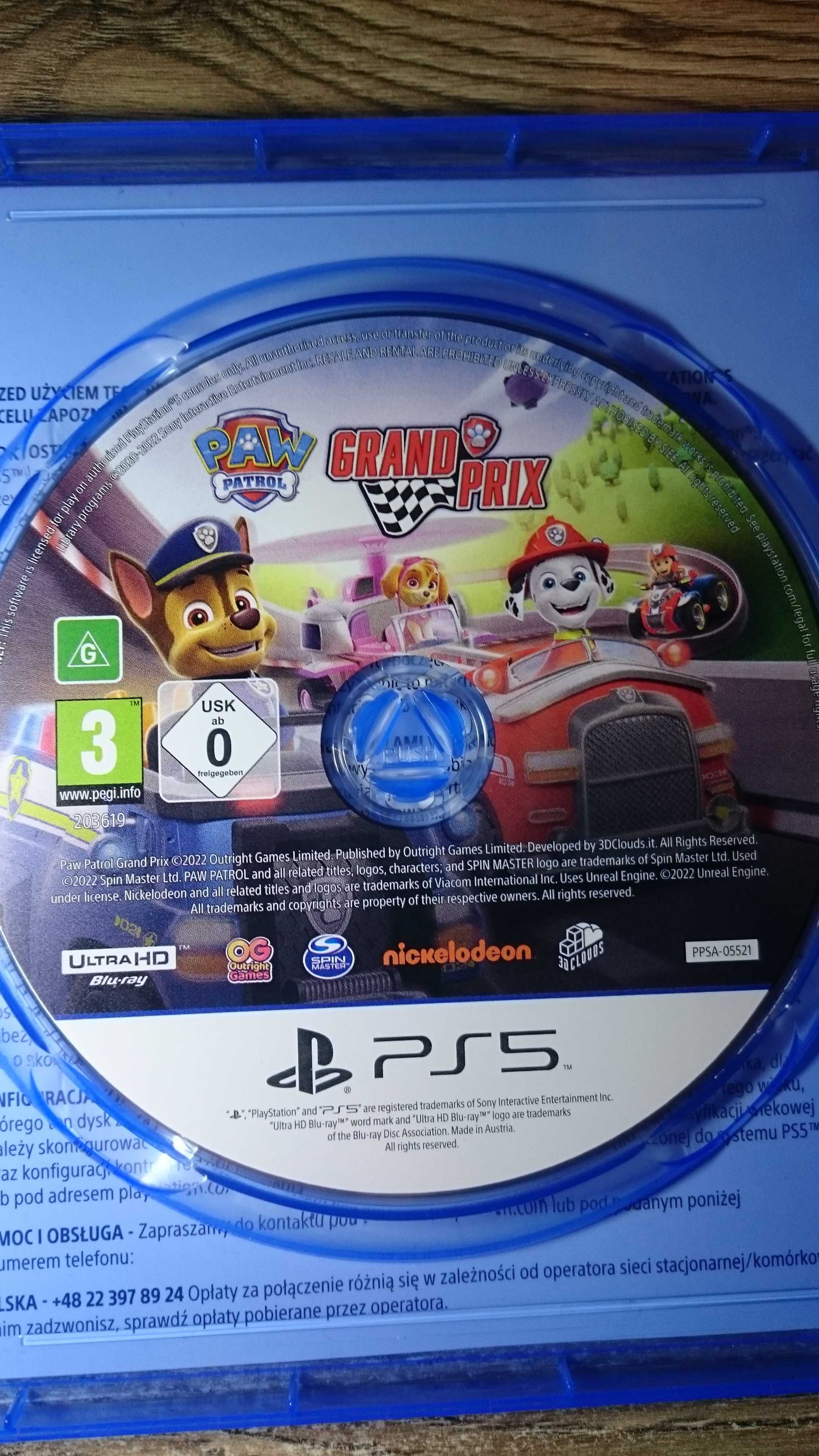 Psi Patrol Grand Prix ps5 playstation 5 rayman minecraft lego ratchet