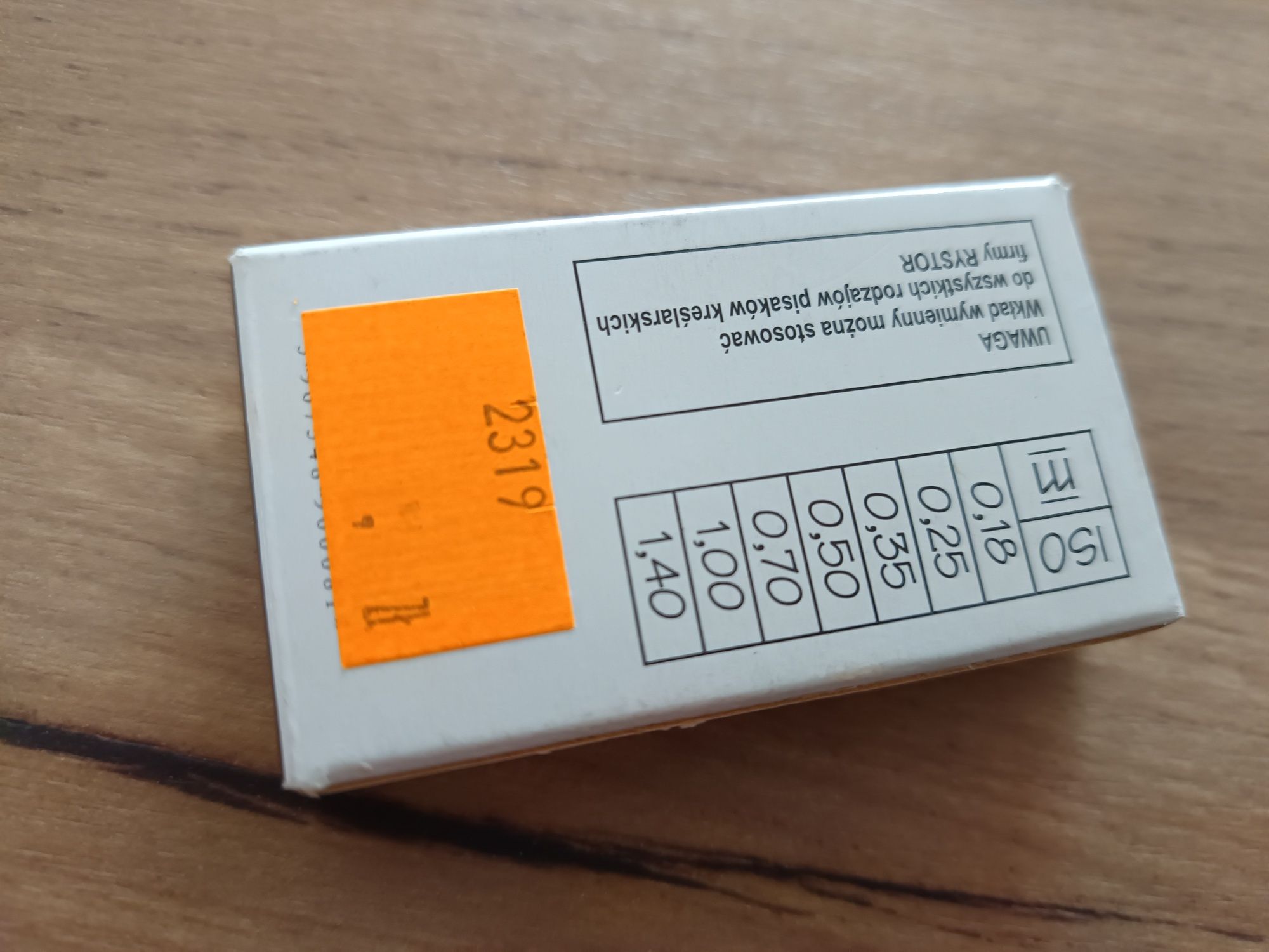 Rapidograf Rystor 0,7mm +2koncowki 0,35 i 0,50