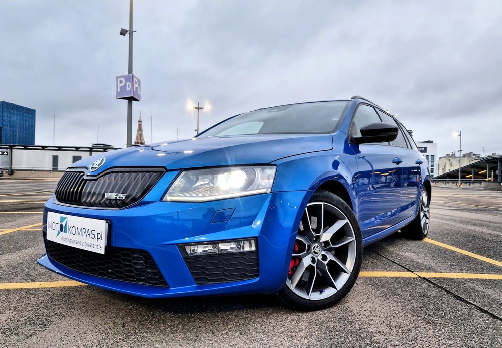 Skoda Octavia RS 216KM WzorowyStan Piękny Serwisowany MegaBogataWersja! Bezwypadkowy