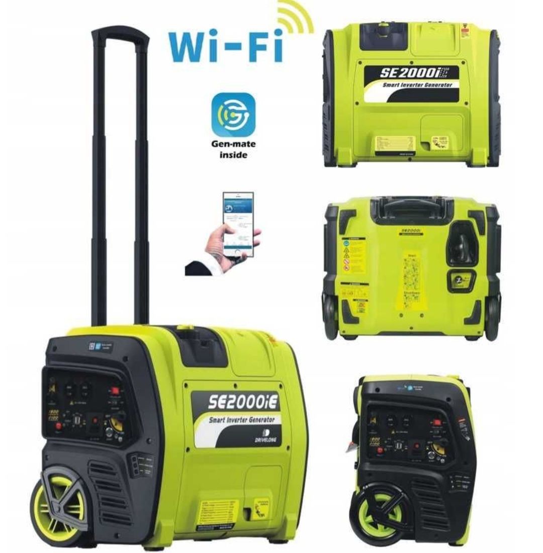 AGREGAT prądotwórczy INWERTEROWY 2100W Wi-fi Okazja!