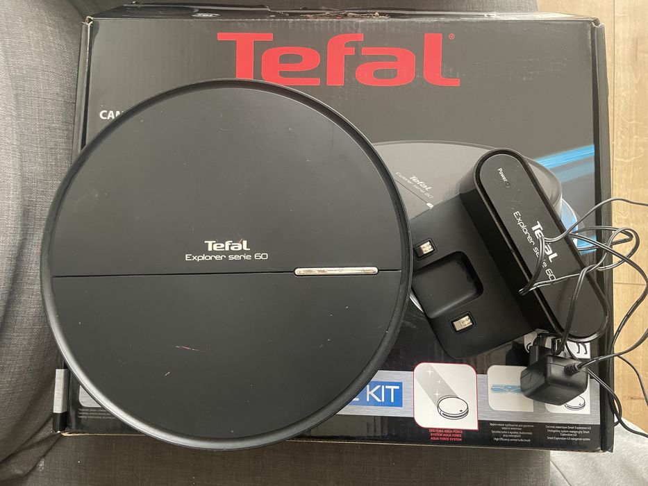 Robot sprzątający Tefal Explorer Serie 60 – z bazą i pudełkiem