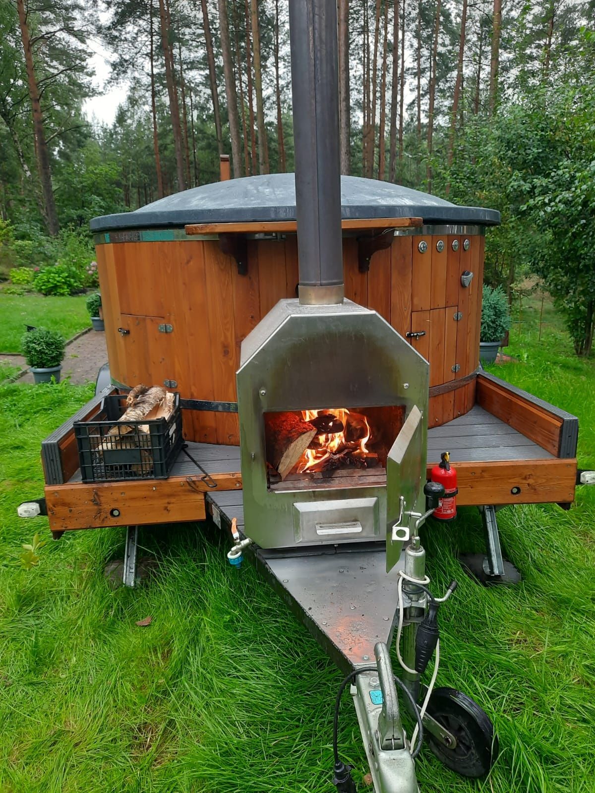 Sauna mobilna ,Bania mobilna, jacuzzi , Ruska bania, sauna, morsowanie