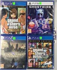 Gry PS4/PS5 Ghostwire Tokyo GTA Trilogy GTA V  Dziedzictwo Hogwartu