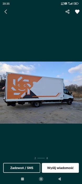 Kontener zabudowa blaszak garaż Iveco daily