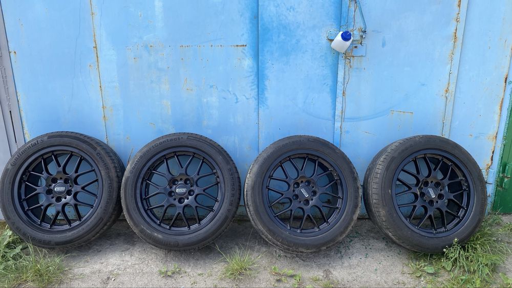 Оригінальні диски BBS R18 з літньою гумою Continental