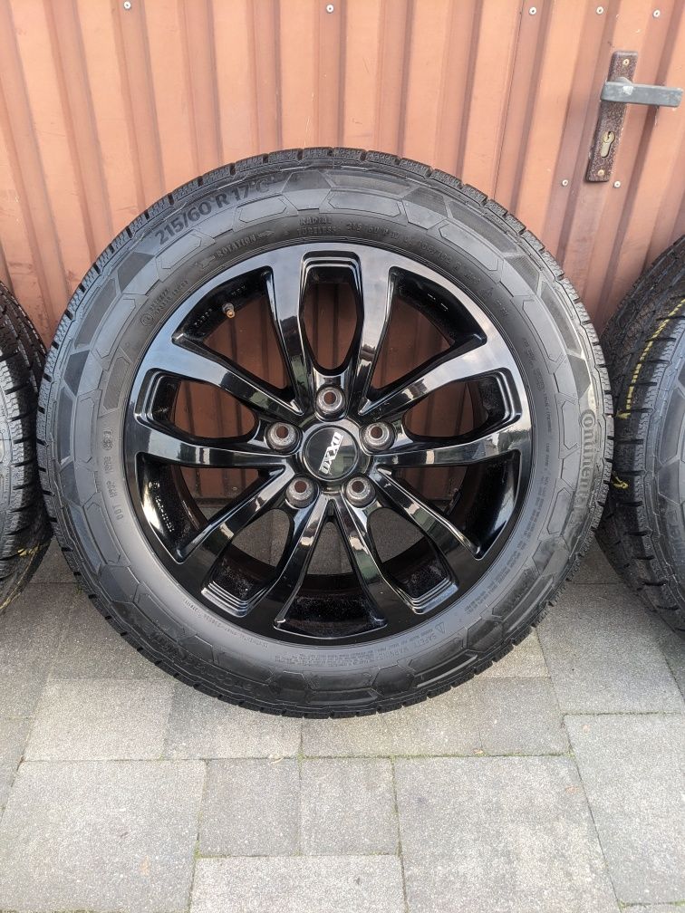 Koła Alufelgi Oxxo Hyperion Black Vw T5 T6 5x120 7Jx17 ET56 215/60R17C