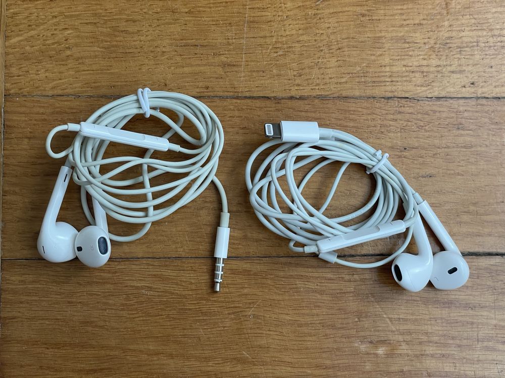 Оригінал Перехідник Lightning-Aux Навушники з комплекту iPhone Earpods