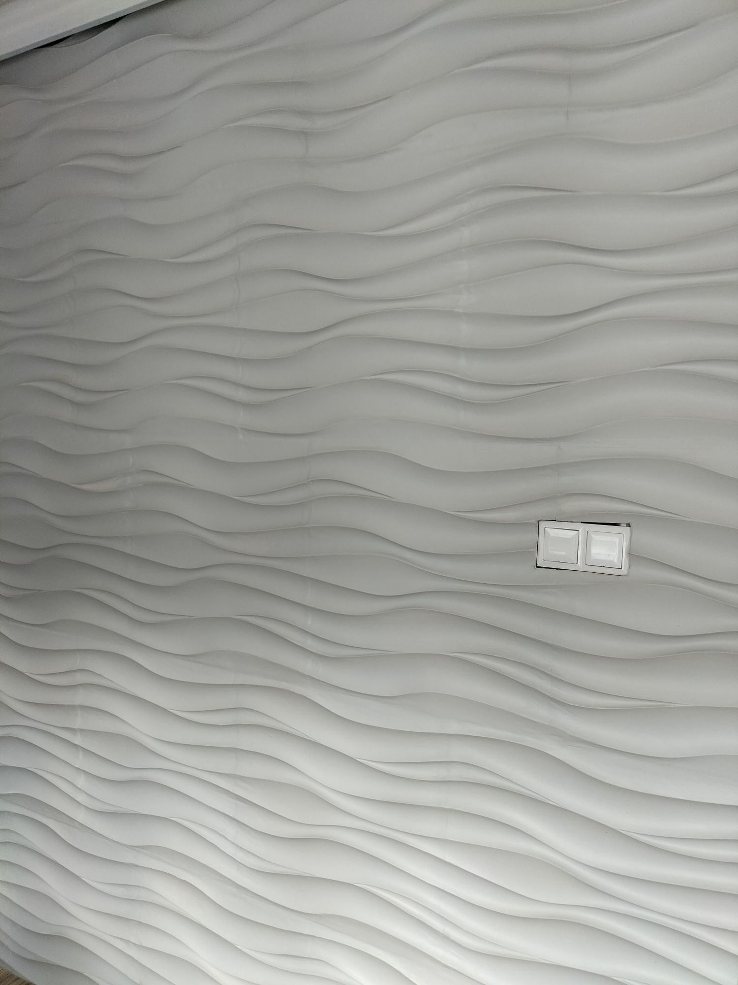 Panel gipsowy 3D fala 50x50