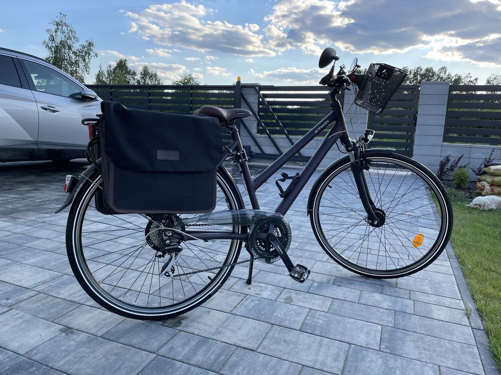 Okazja Decathlon ELOPS Hoprider 500 niska rama,  rozmiar L, aluminium