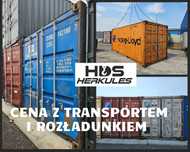 Kontener morski 20DC, kontenery, magazyn, garaż, TRANSPORT HDS