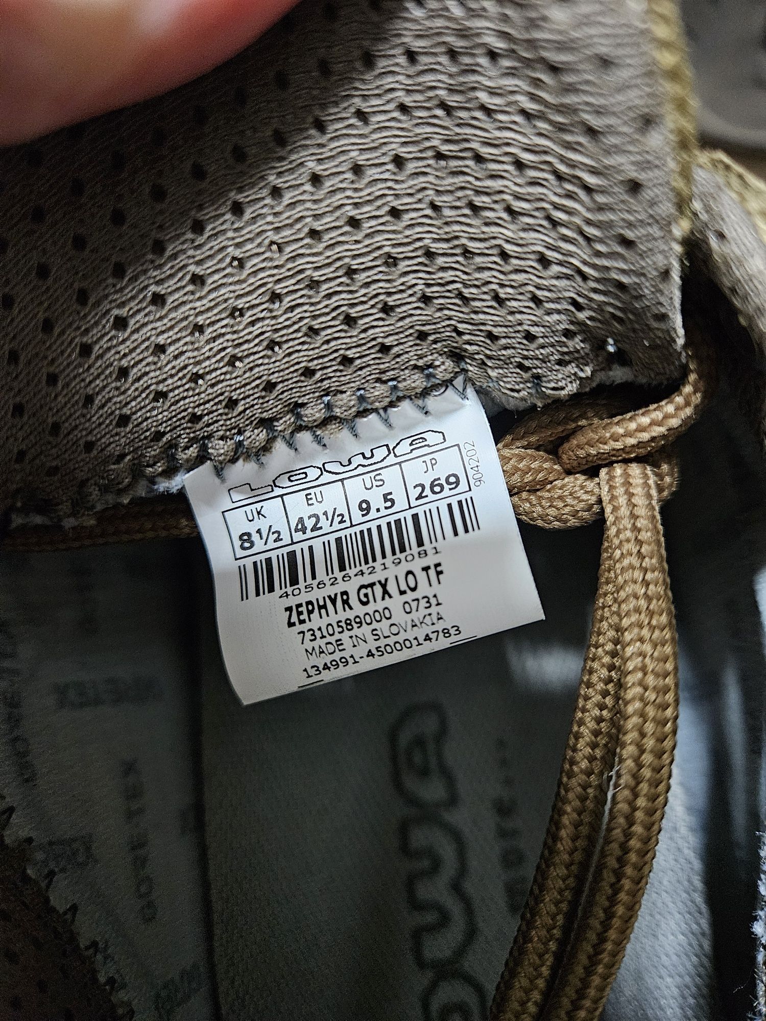 Тактичні кросівки LOWA Zephyr gore tex, MK2 2