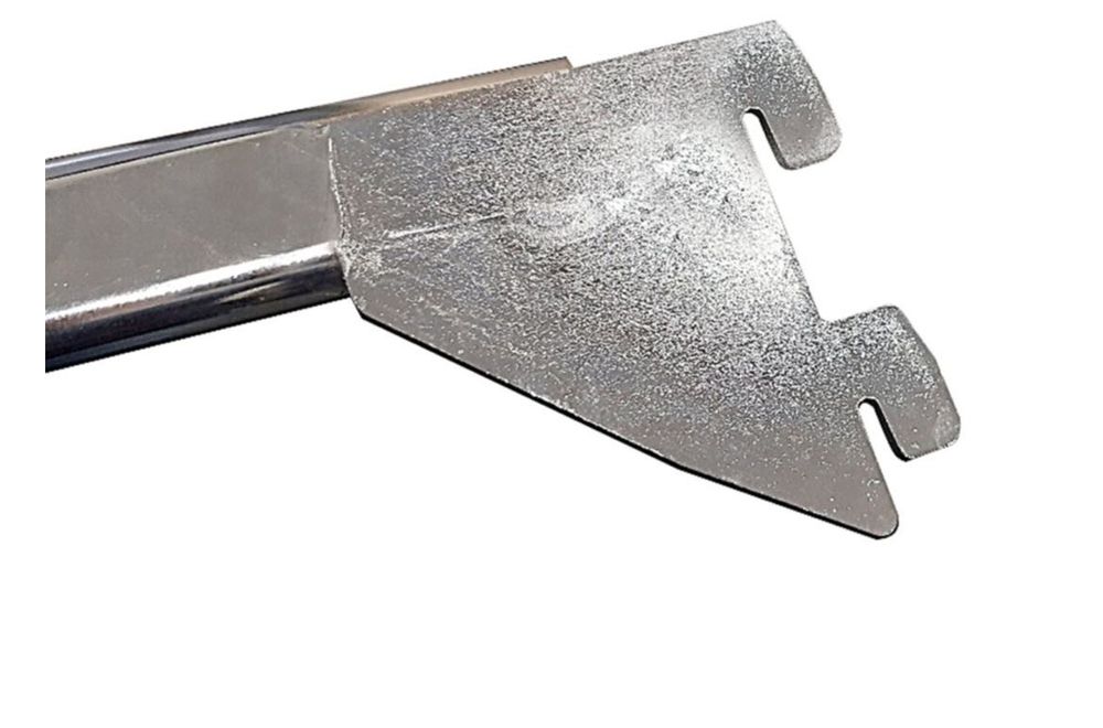 Стійка з вішалками, трубою-дугою та 2-ма полицями