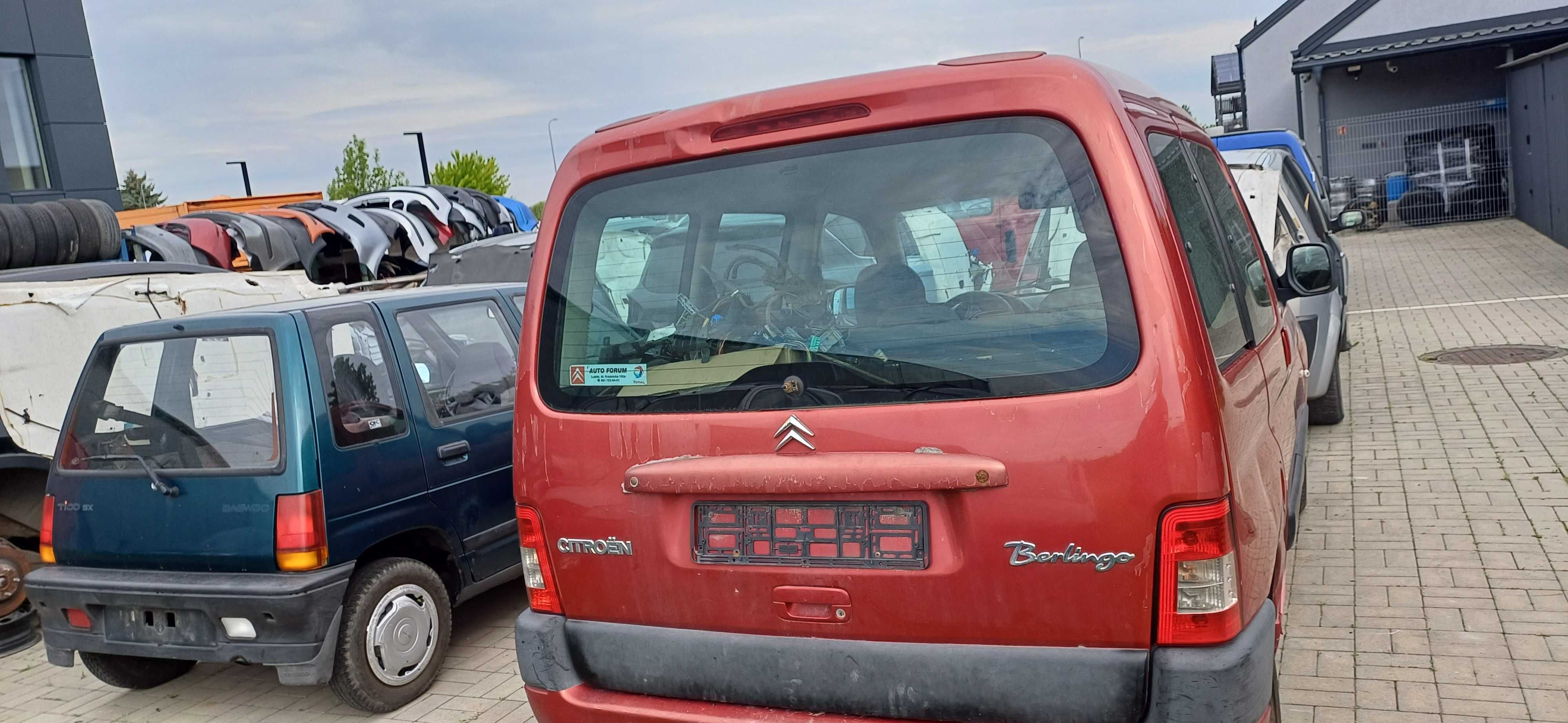 Citroen berlingo I lift drzwi lewe prawe maska klapa bagażnika EKQD