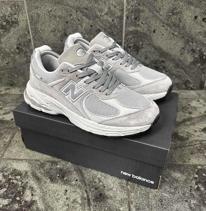 Кроссовки New Balance мужские серые нью баланс светло серые