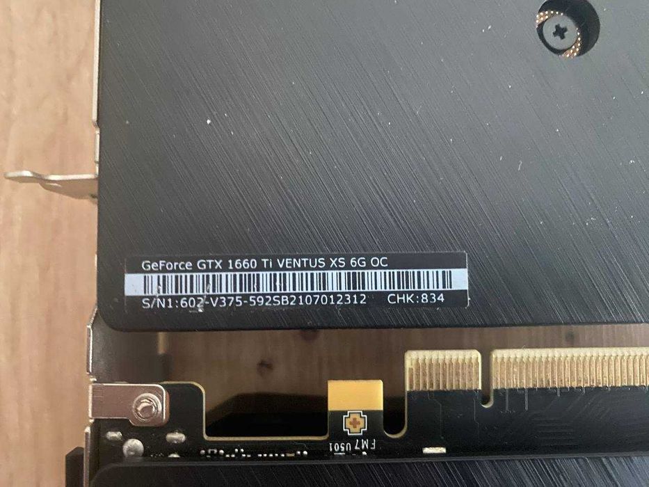 Відеокарта GeForce GTX 1660 Ti VENTUS XS 6G OC