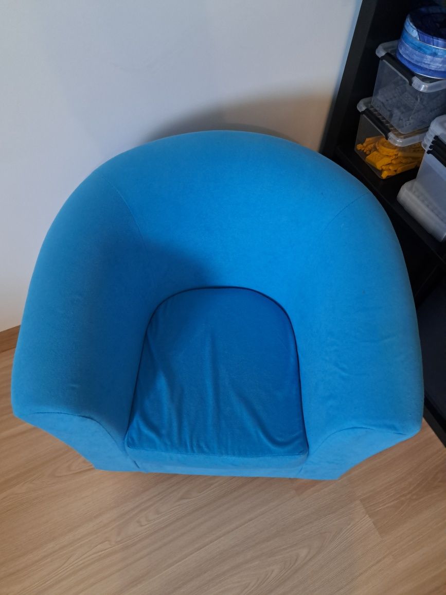Fotel dziecięcy niebieski