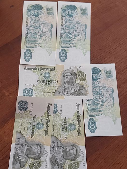Notas de 20 escudos