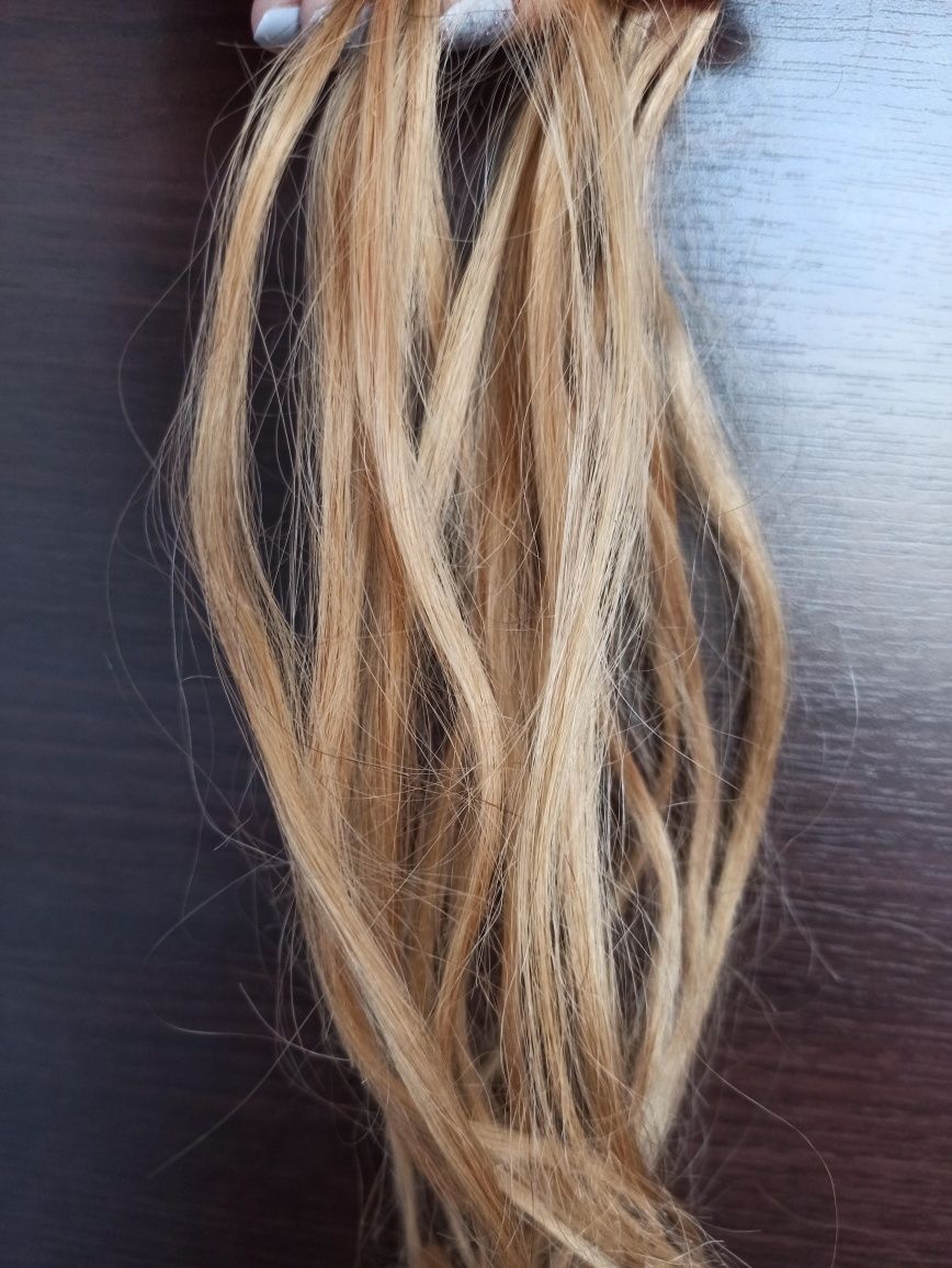 17 pasemek włosów blond na mikroringi