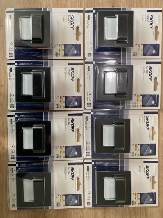 8x NOWE SKOFF TANGO LED 3000K Czarne (Schodowe)