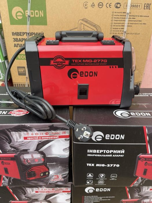 Зварювальний напівавтомат Edon TEX MIG 277G с газом полуавтомат