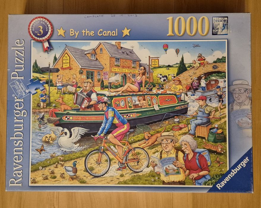 Puzzle Ravensburger 1000 - By The Canal (-1)