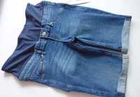 nowe H&M Mama SZORTY r.36/S ciążowe jeansowe SPODENKI na ciążę SPODNIE