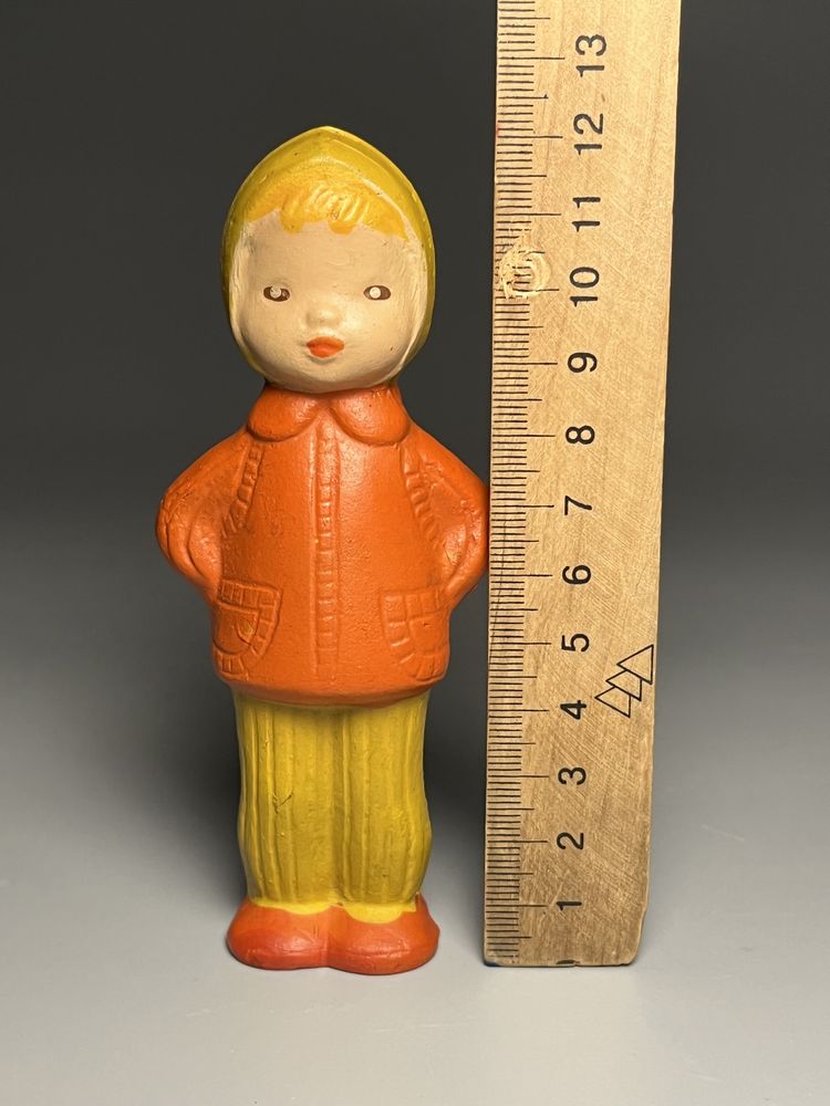 РЕДКАЯ кукла 1960-х "Девочка" игрушка пищалка СССР
