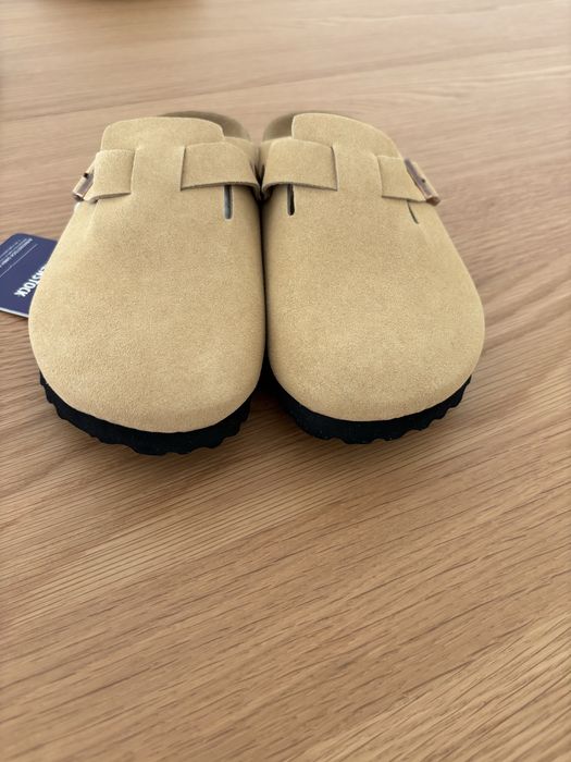 Birkenstock Boston Soft Footbed Beige