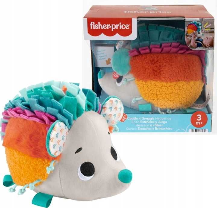 fisher price kolorowy jeż zabawka sensoryczna budzi wyobraźnię malucha