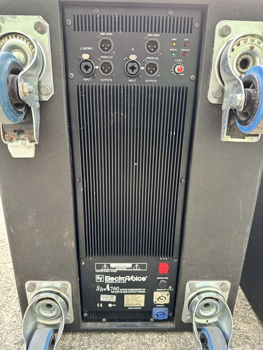 Sistema som 2x Ev sxa360 + 2x Ev sba760