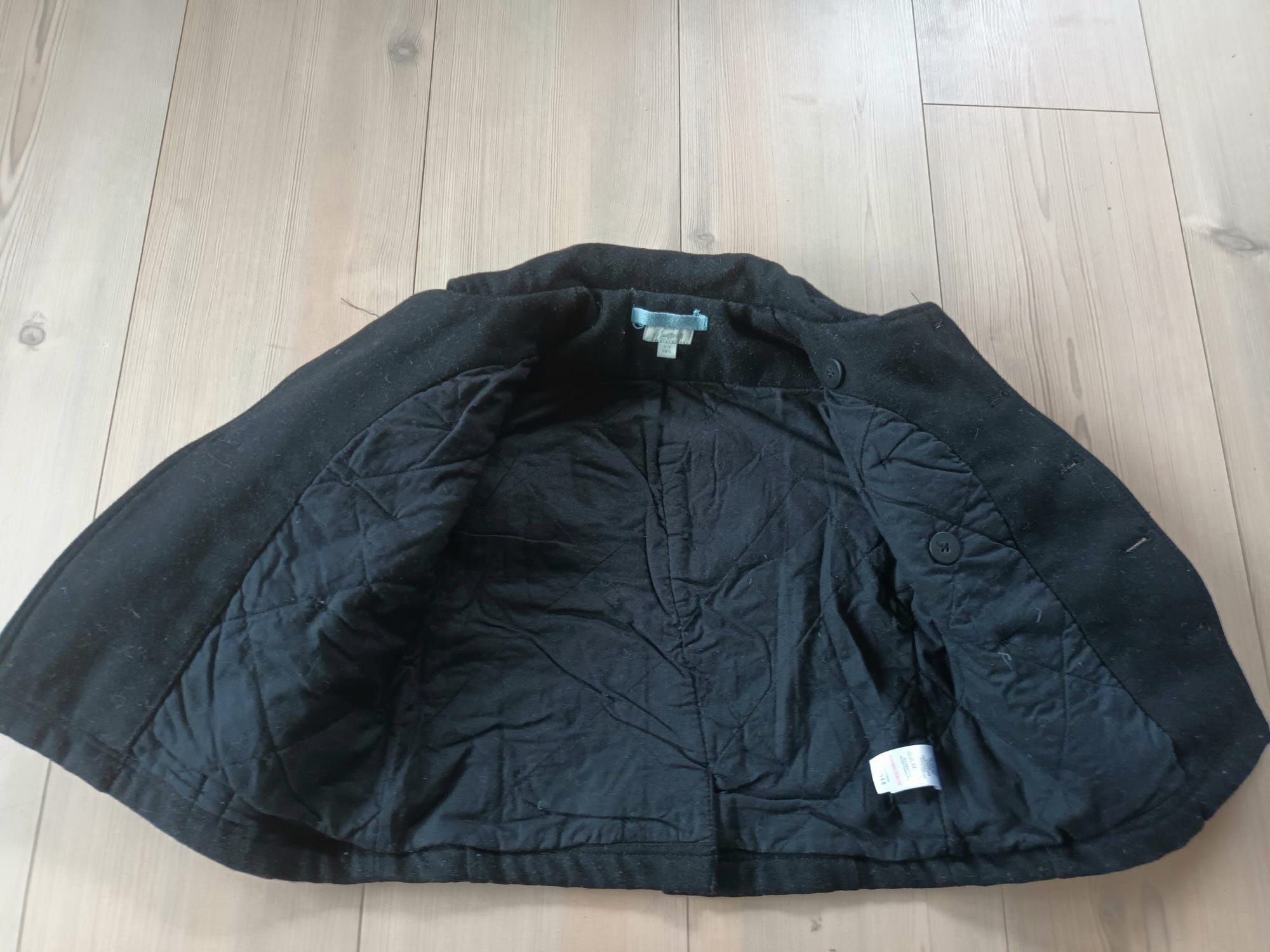Monsoon płaszcz 2-3Y 92 wełniany premium czarny h&M ekclusive