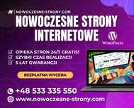 Nowoczesne Strony Internetowe | Strona WordPress z SEO + Opieka Strony