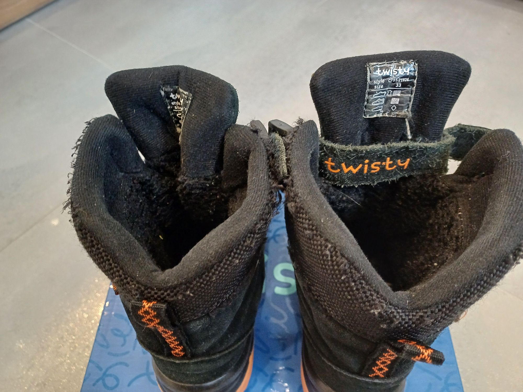 Kozaki chłopięce CCC, buty zimowe 36