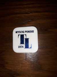 Przypinka wyścig pokoju 1974