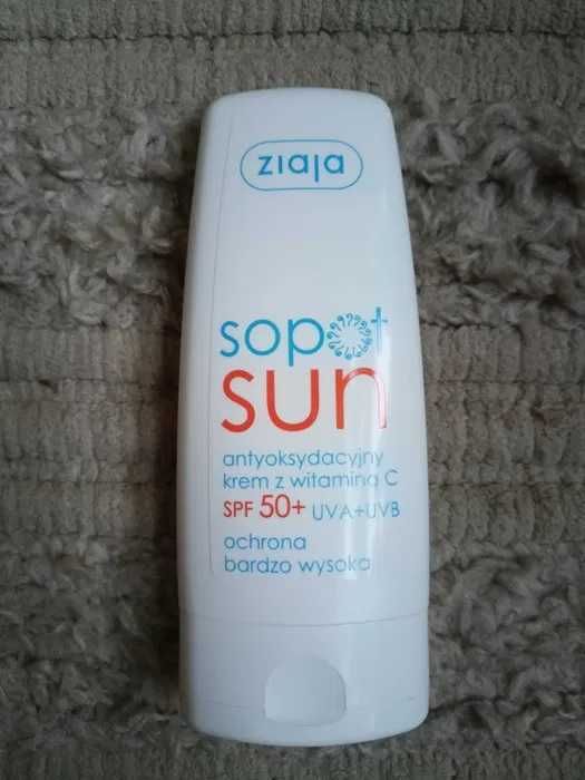 krem ZIAJA Sun Spf 50+ Antyoksydacyjny Krem Z Witaminą C 50ml 5 szt.